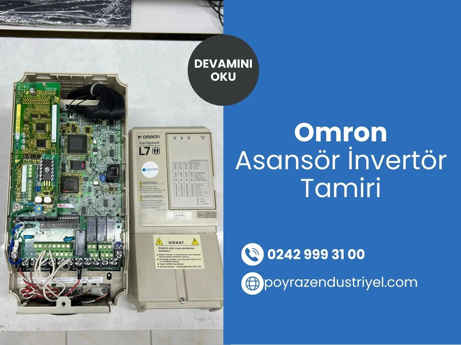 Omron Asansör İnvertör Tamiri